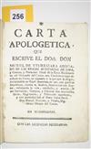 (LIMA--1783.) Iturrizara, Miguel de. Carta apologetica.